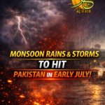 alt="Heavy rainfall in Lahore streets during July monsoon"