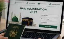 alt="Hajj registration portal showing 107,587 applicants in 5 days"