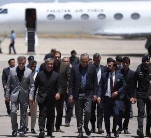 "Pakistan Interior Minister Mohsin Naqvi arrives in Mashhad for diplomatic meetings"