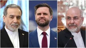 alt="J.D. Vance discussing Iran construction fund in TV interview"