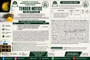 DGPR QUETTA ADVERTISEMENT BALUCHISTAN