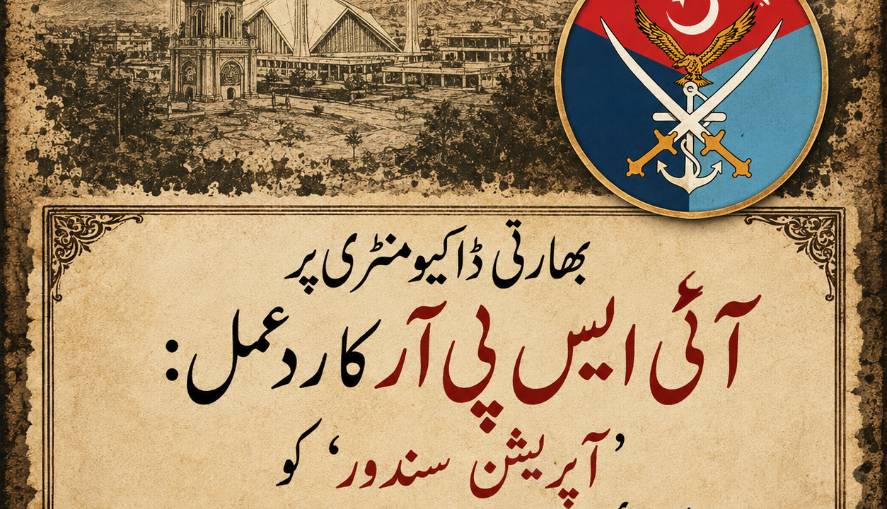 ISPR Rejects Indian 'Operation Sindoor' Documentary as Propaganda