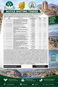 Quetta Local Government tender notice for 17 development projects with bid submission deadline of October 8, 2026