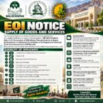 EOI notice 2026 for Sheikha Fatima Bint Mubarak Girls Cadet College Turbat, Balochistan, with eligibility criteria and submission deadline