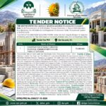 Government e-tender notice for construction of the Divisional Commissioner's House in Pishin Saranan, Balochistan, valued at PKR 73.399 million.