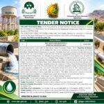 WSS Mian Khan Marri Kohlu water supply tender advertisement 2026 showing a project cost of PKR 15 million and bid submission deadline of November 12.